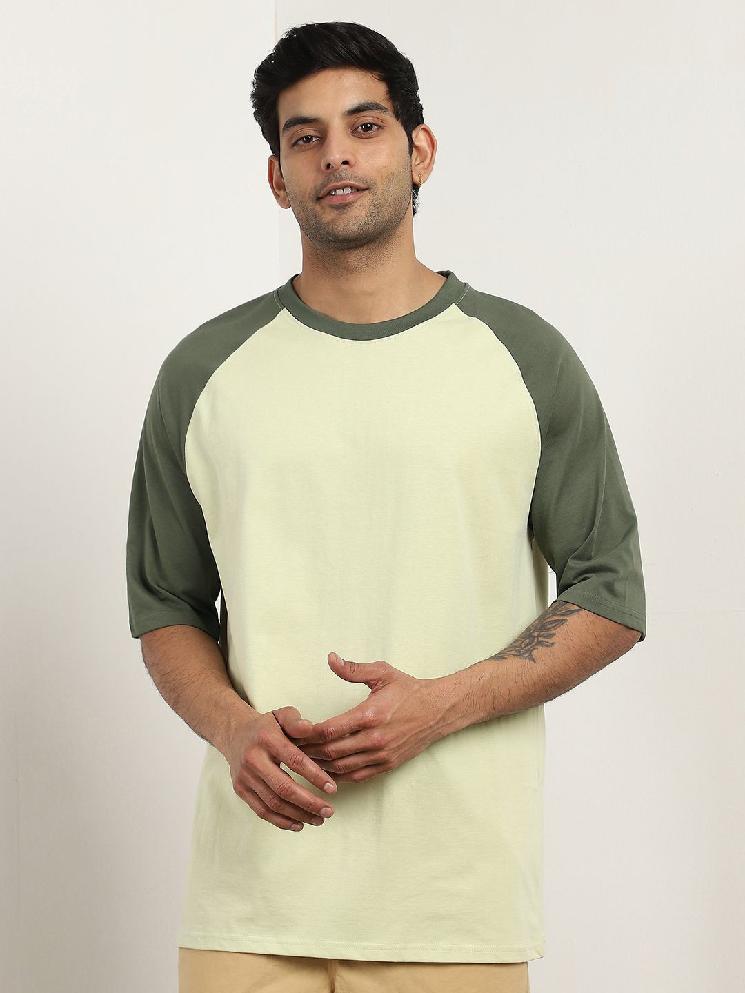 Sleeves Cotton Oversized T-shirt